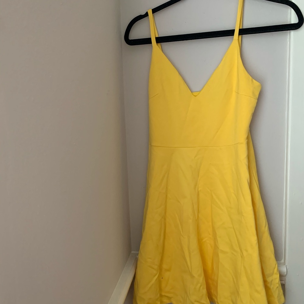 Yellow Lulu’s Skater Dress